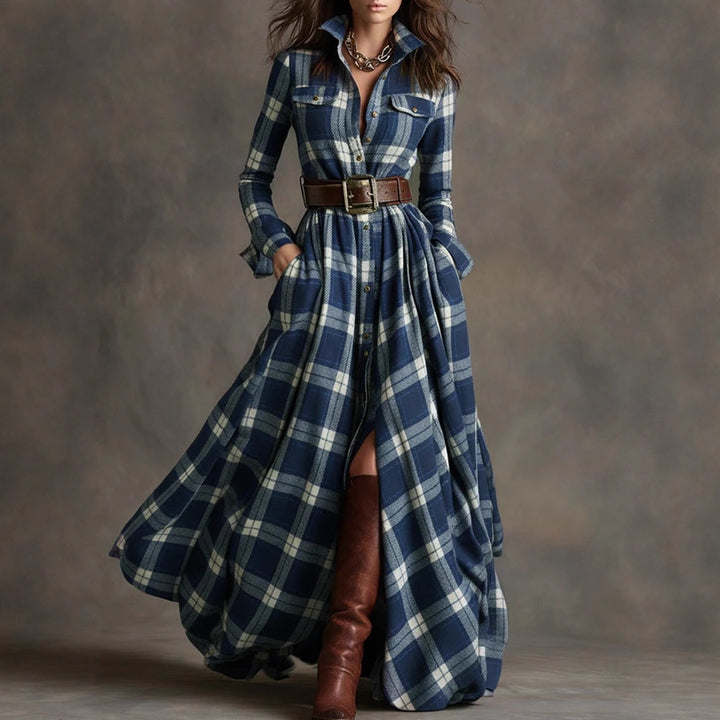 Harper™ | Vestido heritage con cinturón