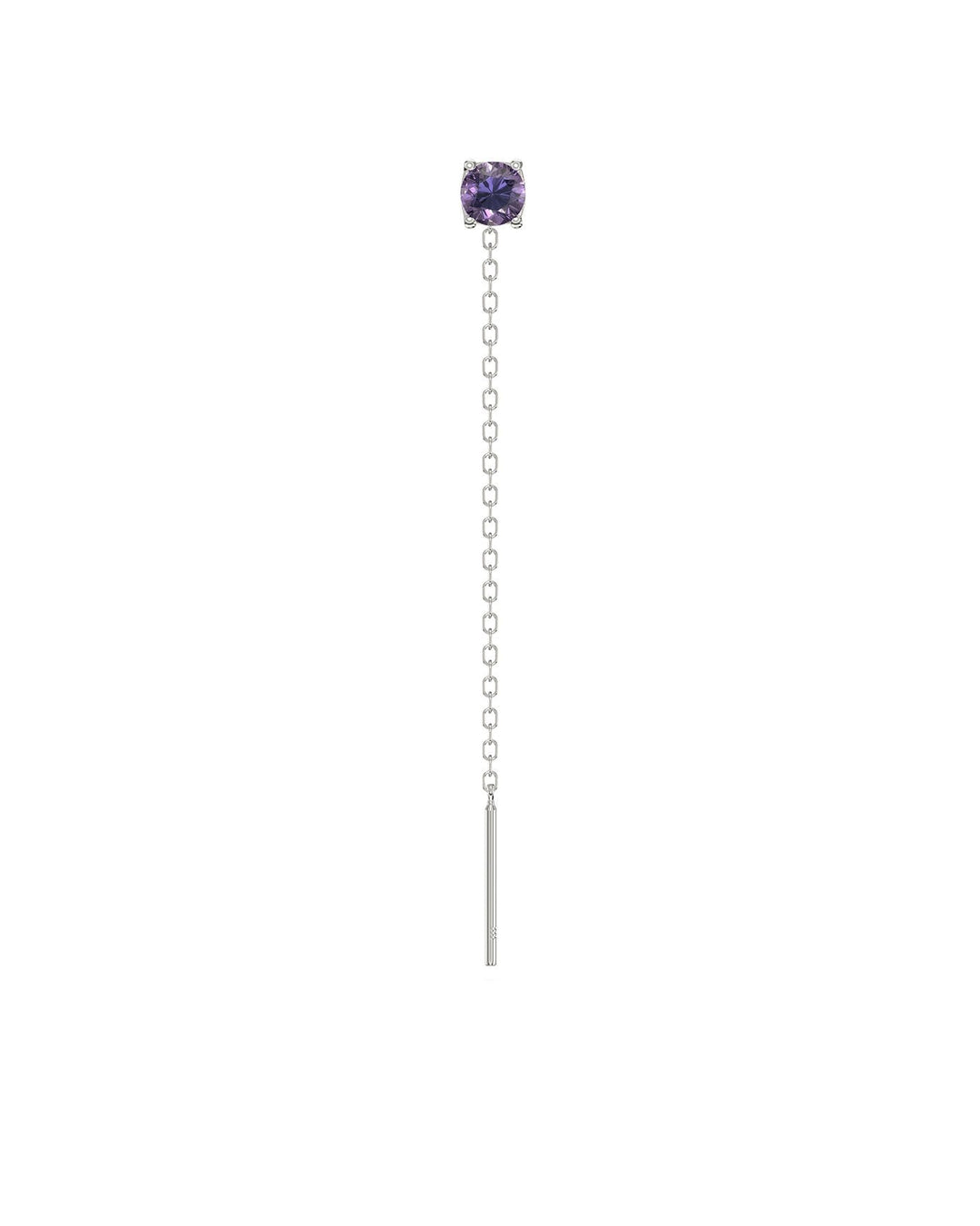 Luna™ | Pendiente de cadena con punto de luz de plata