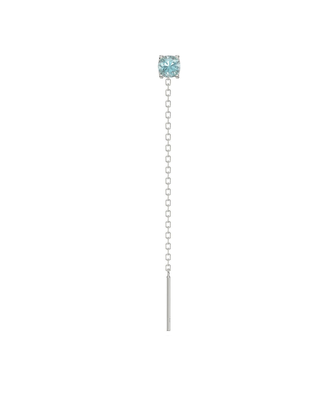 Luna™ | Pendiente de cadena con punto de luz de plata