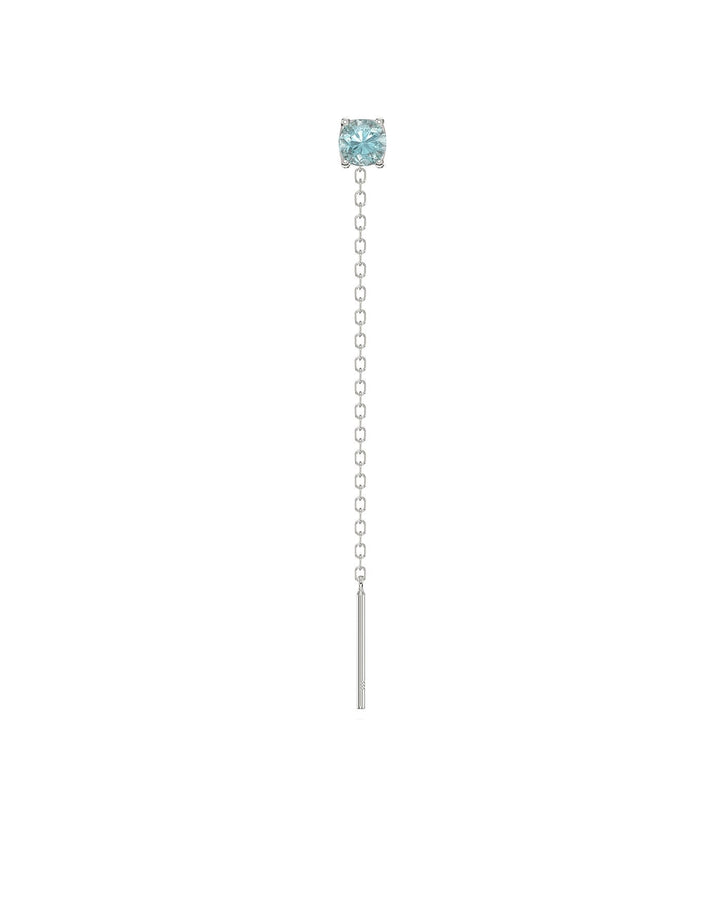 Luna™ | Pendiente de cadena con punto de luz de plata