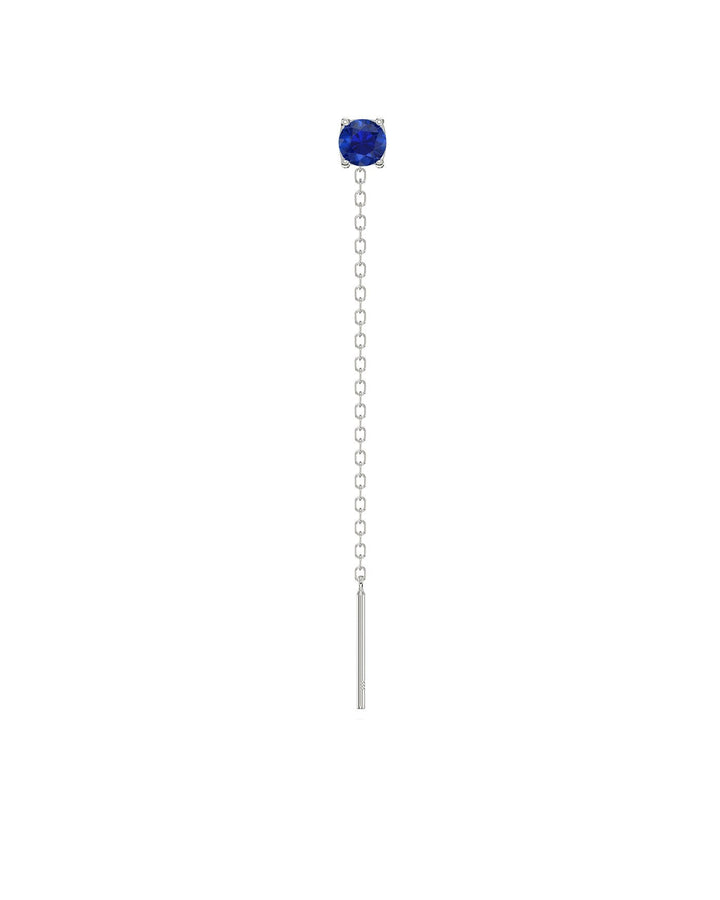 Luna™ | Pendiente de cadena con punto de luz de plata