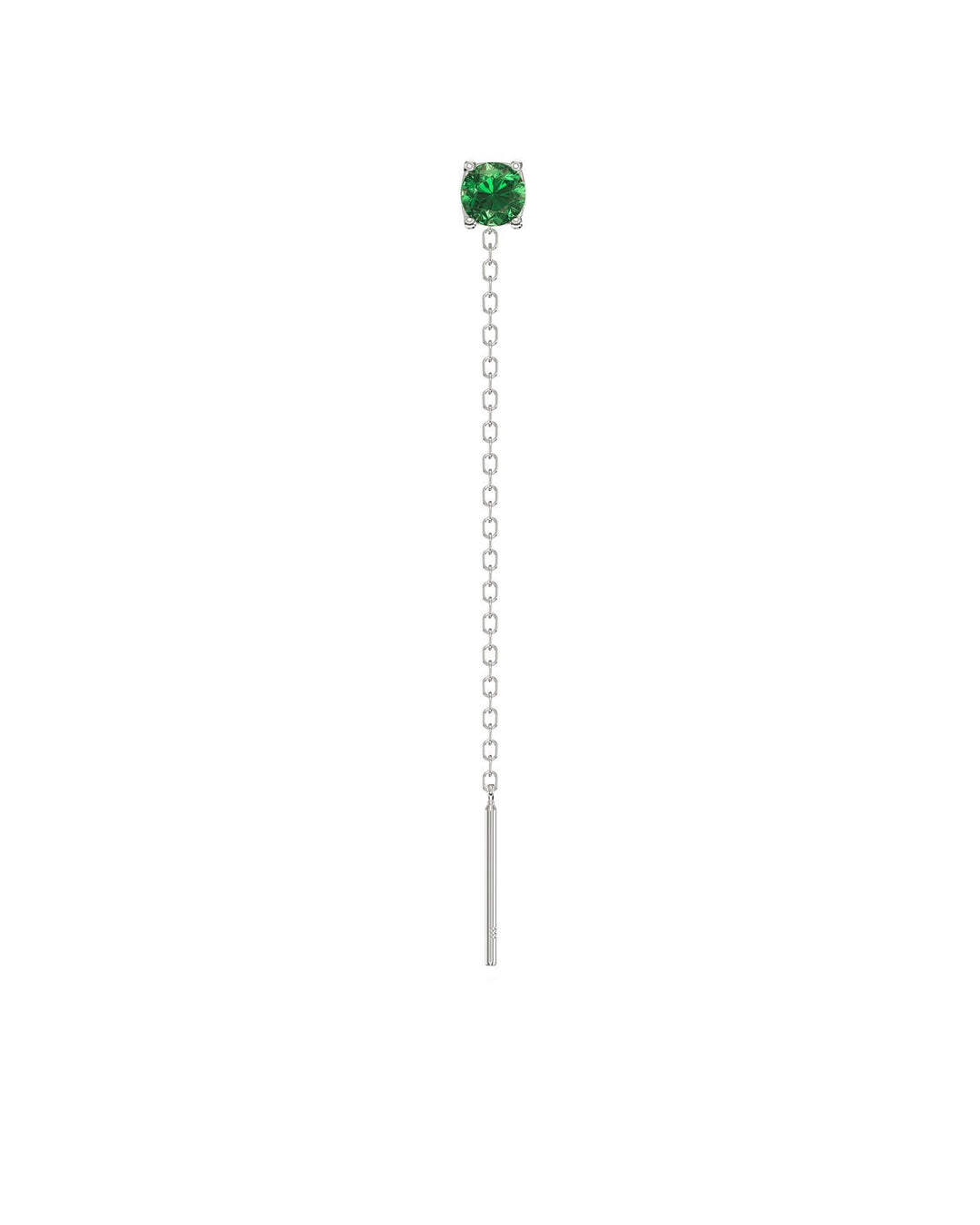 Luna™ | Pendiente de cadena con punto de luz de plata