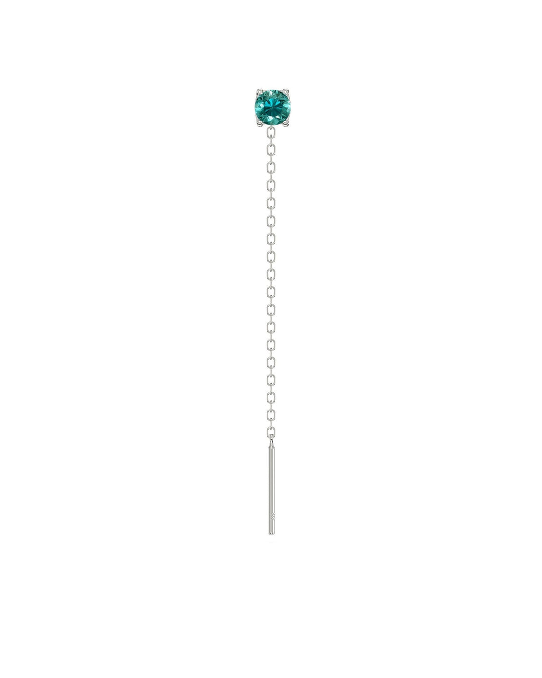 Luna™ | Pendiente de cadena con punto de luz de plata