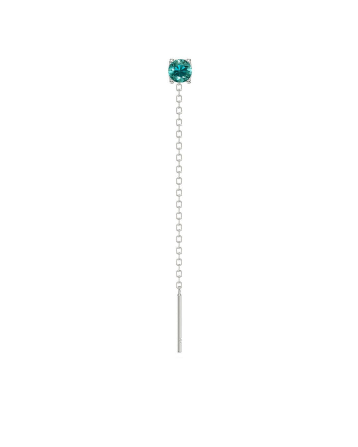 Luna™ | Pendiente de cadena con punto de luz de plata