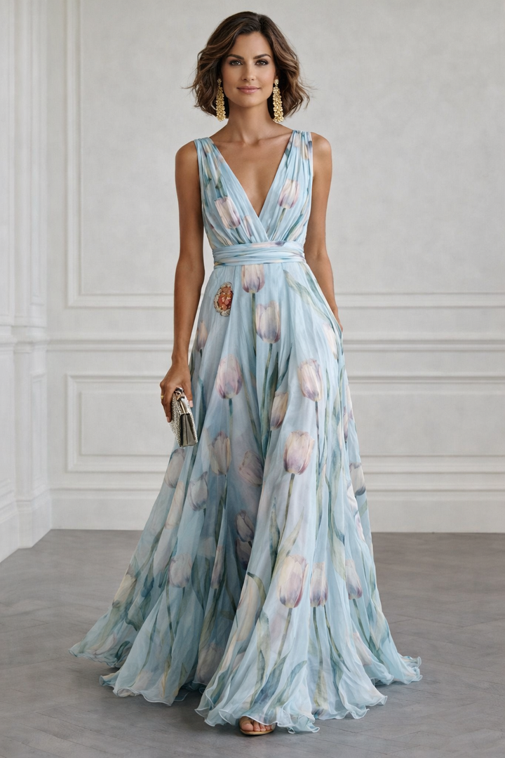 Flora™ | Vestido Maxi Floral