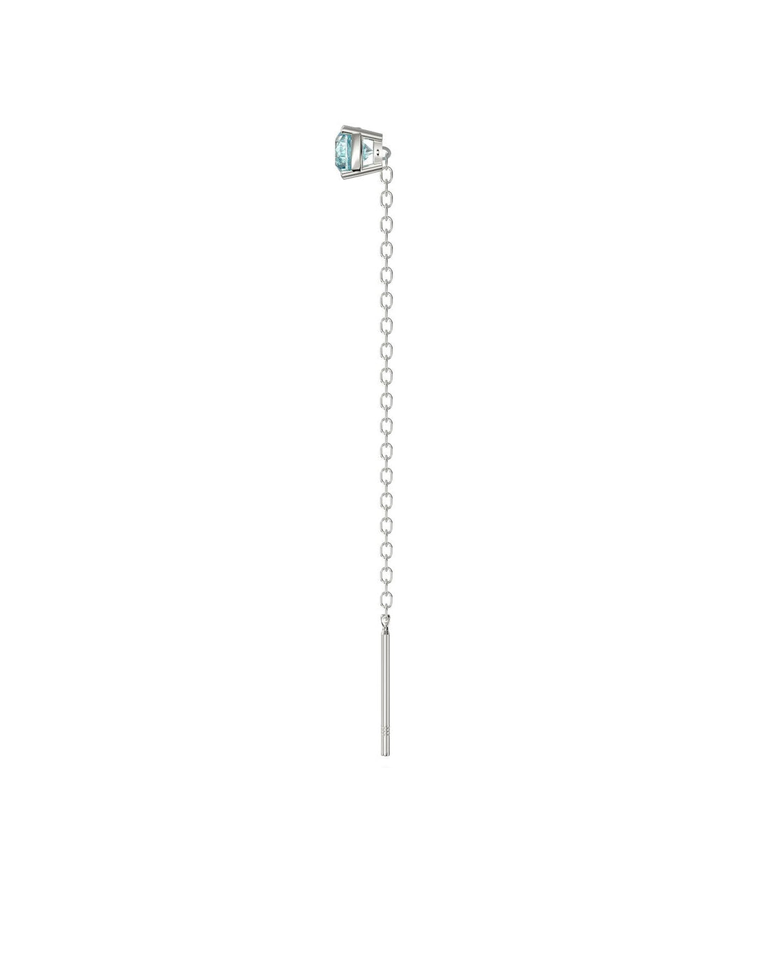 Luna™ | Pendiente de cadena con punto de luz de plata