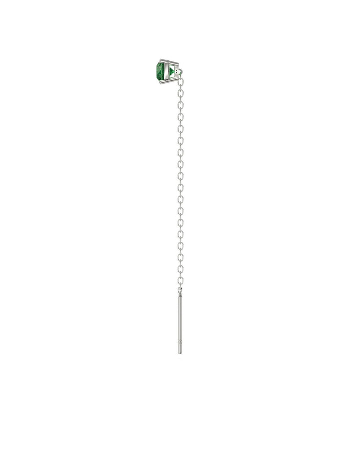 Luna™ | Pendiente de cadena con punto de luz de plata