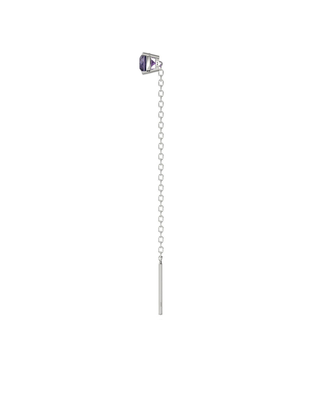 Luna™ | Pendiente de cadena con punto de luz de plata