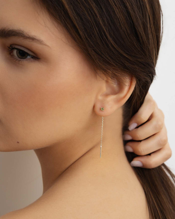 Luna™ | Pendiente de cadena con punto de luz de plata