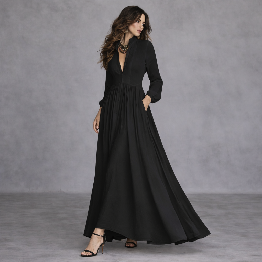 Regina™ | Vestido con Escote en V