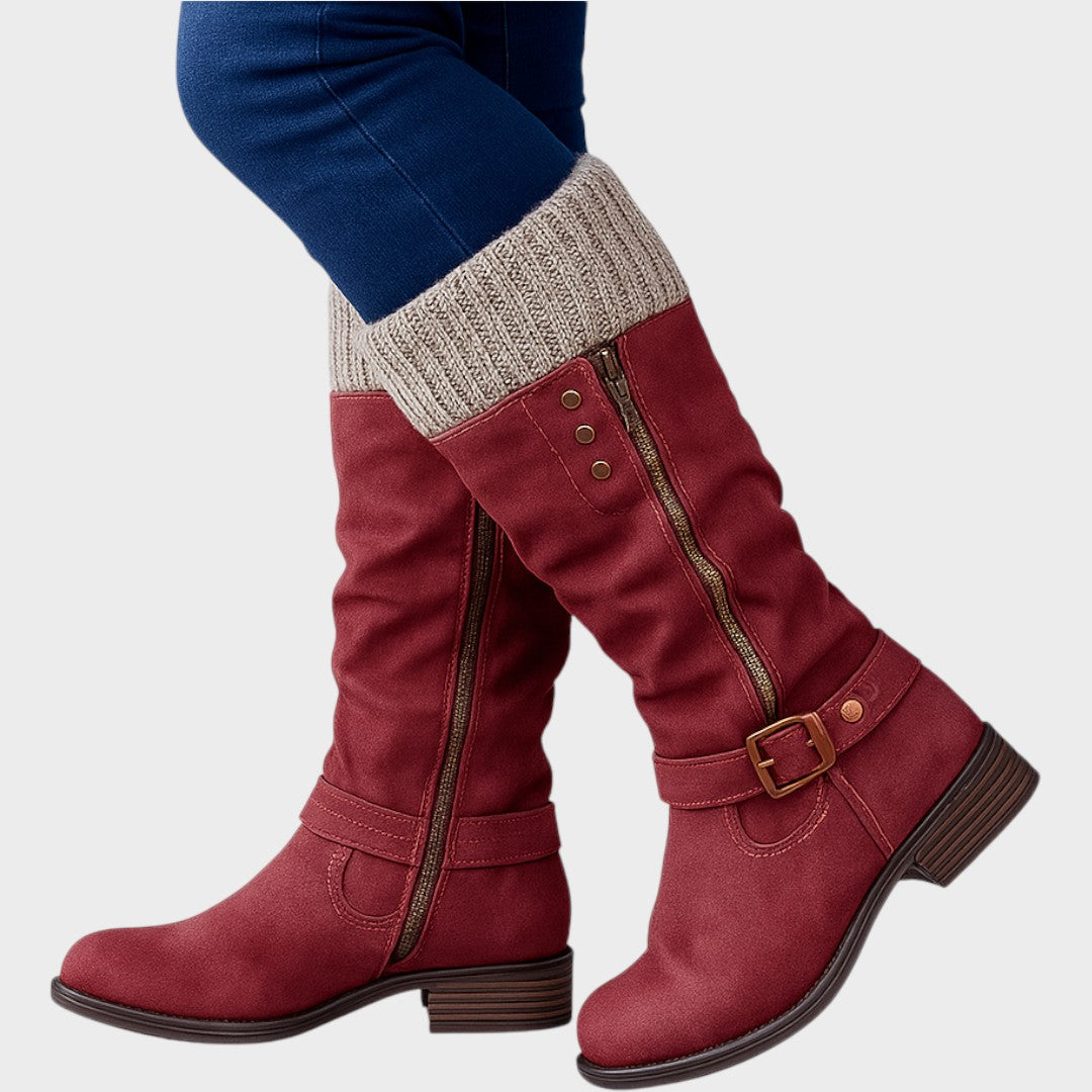 Gloria™ | Botas de caña alta con detalle de malla trenzada