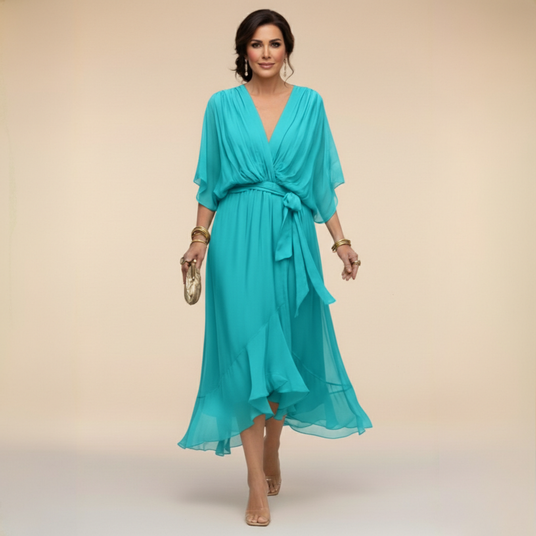 Monica™ |  Vestido de Chiffon