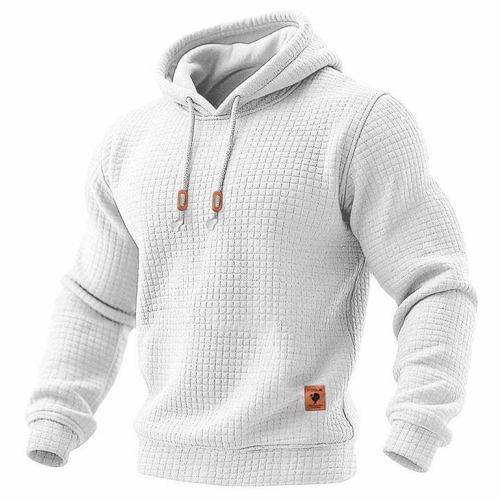 Waffle™ | Sudadera acolchada con capucha de manga larga para exterior