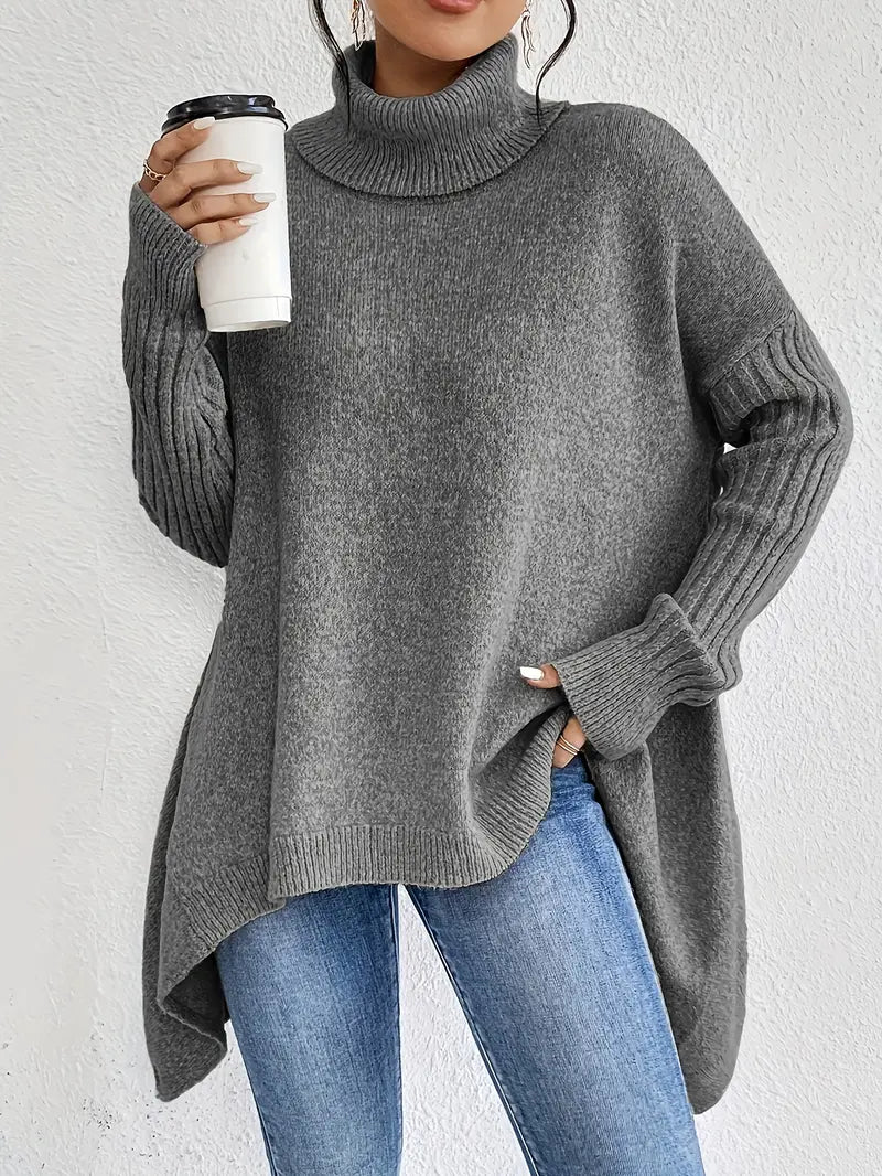 Maxi™ | Jersey de cuello alto oversize