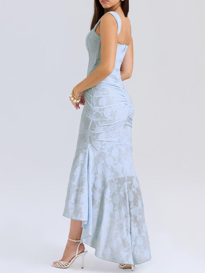 Allure™ | Vestido maxi rosé elegante