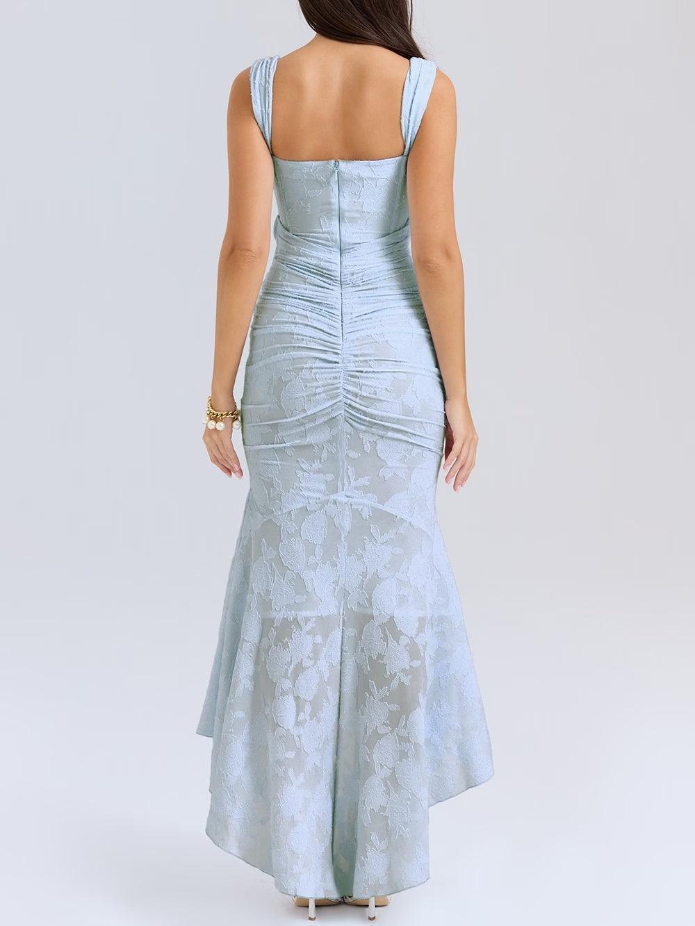Allure™ | Vestido maxi rosé elegante
