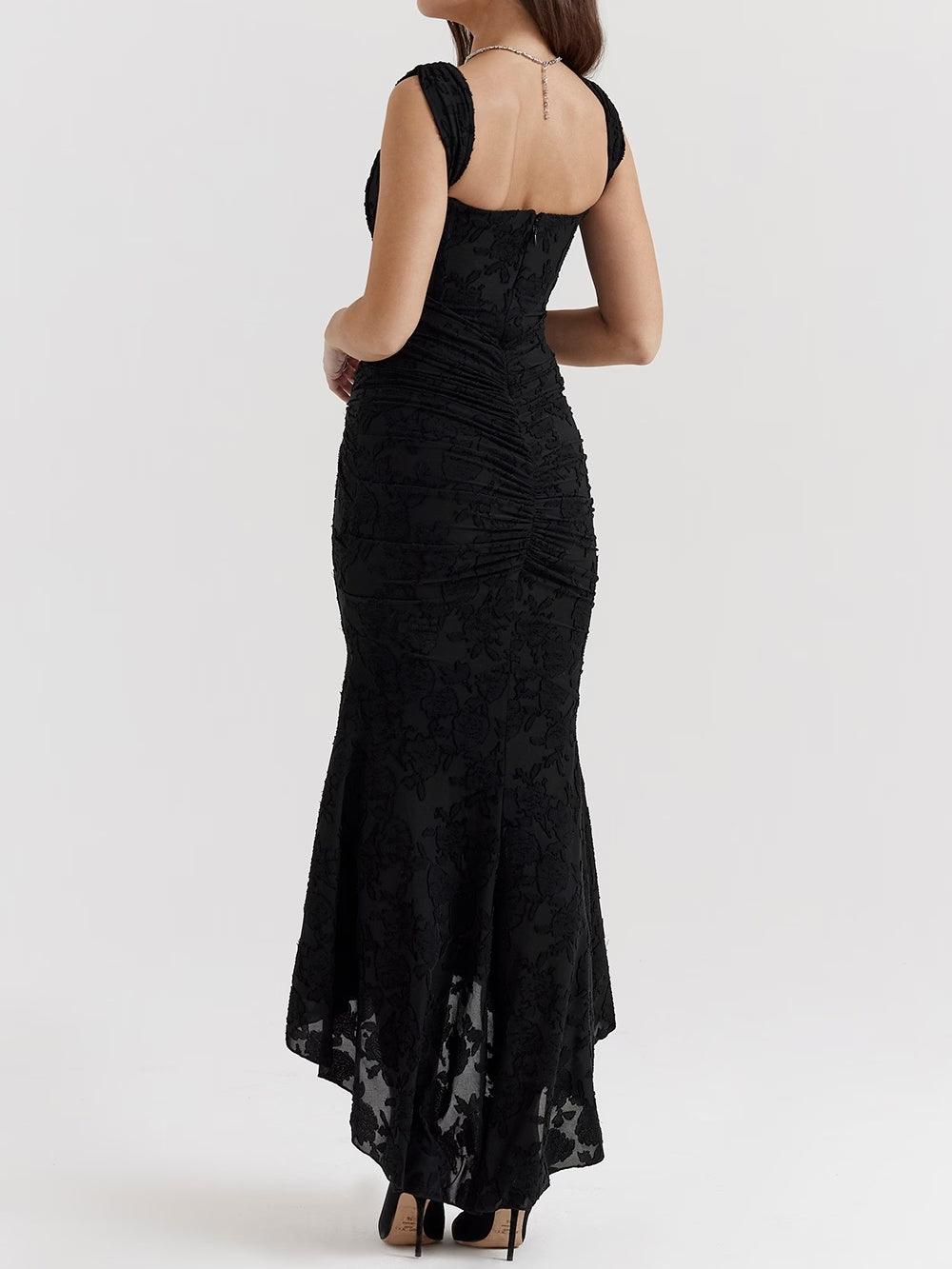 Allure™ | Vestido maxi rosé elegante