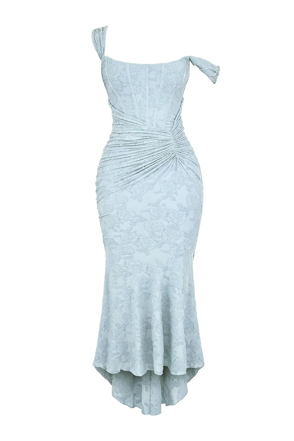 Allure™ | Vestido maxi rosé elegante