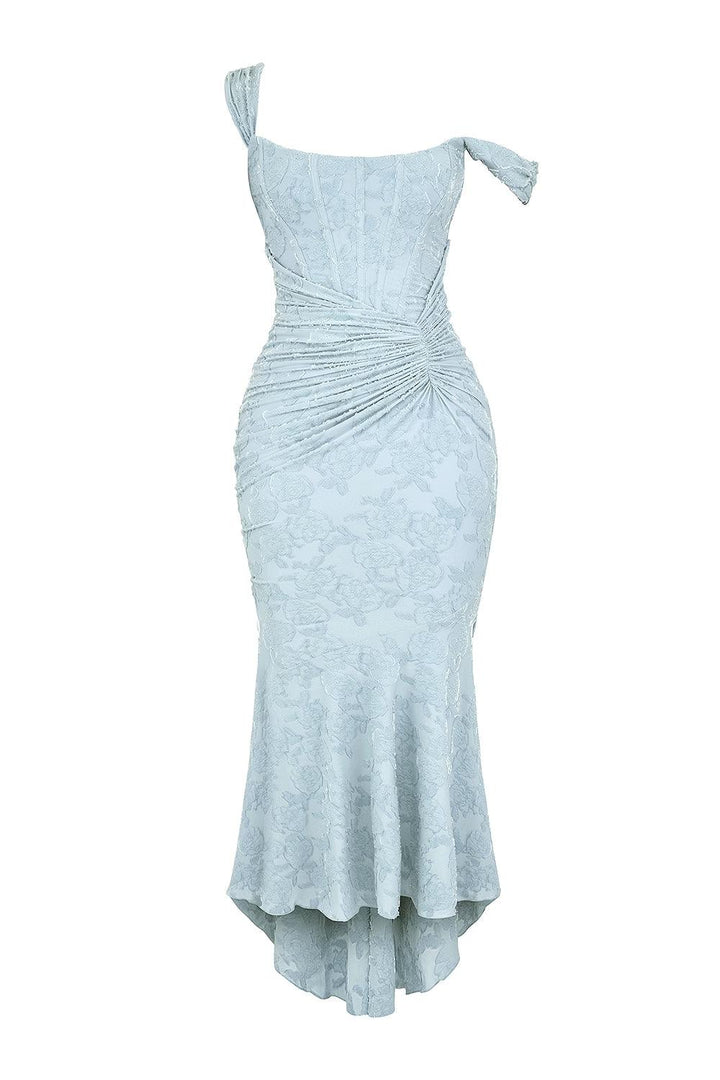 Allure™ | Vestido maxi rosé elegante