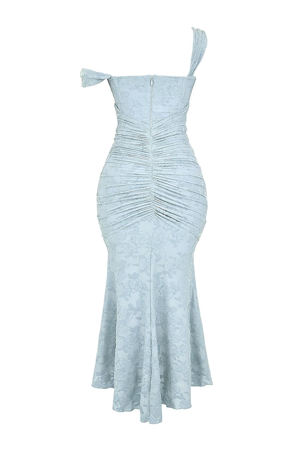 Allure™ | Vestido maxi rosé elegante