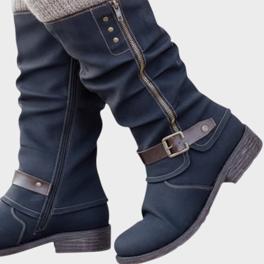 Gloria™ | Botas de caña alta con detalle de malla trenzada