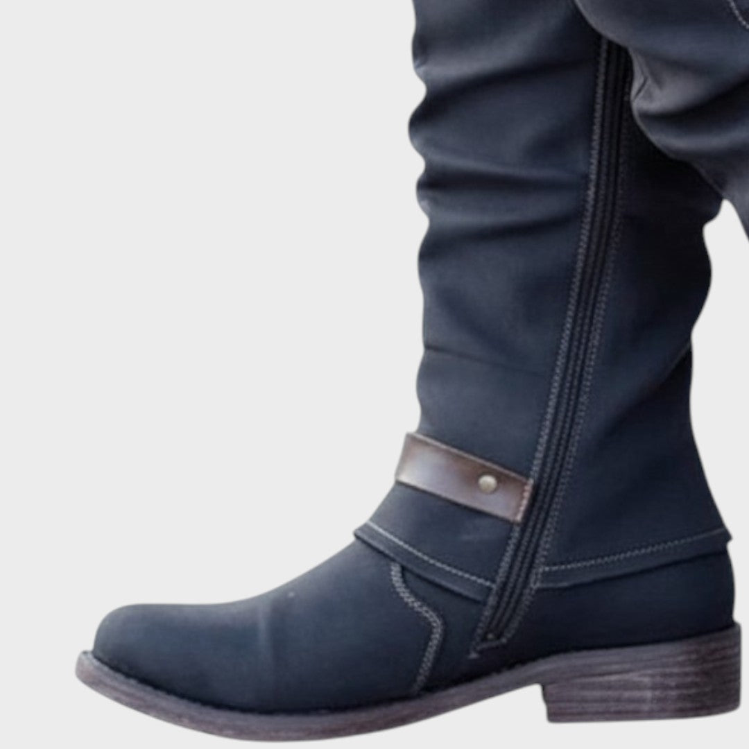 Gloria™ | Botas de caña alta con detalle de malla trenzada