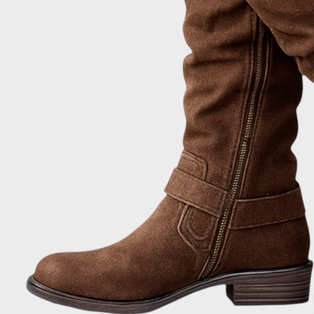 Gloria™ | Botas de caña alta con detalle de malla trenzada