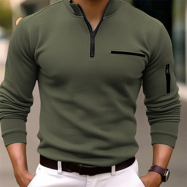 Gonzalo™ | Sudadera de media cremallera casual