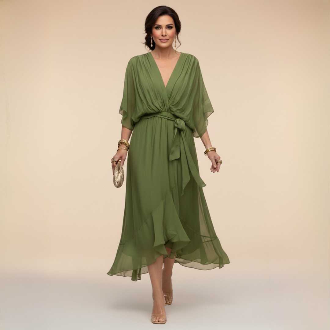 Monica™ |  Vestido de Chiffon