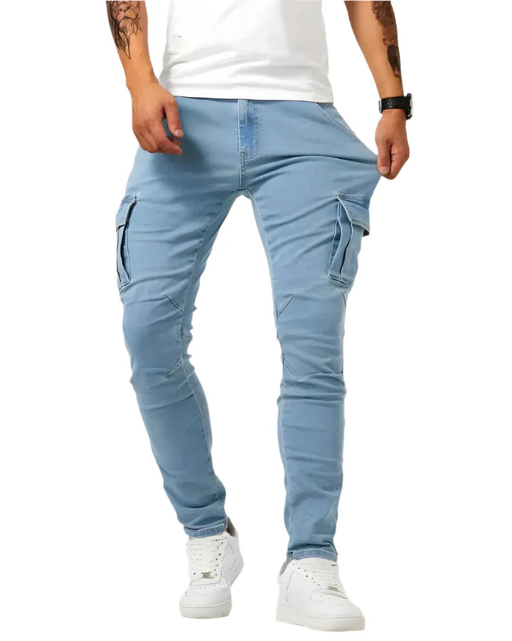 Marino™ | Pantalones cargo elásticos casuales