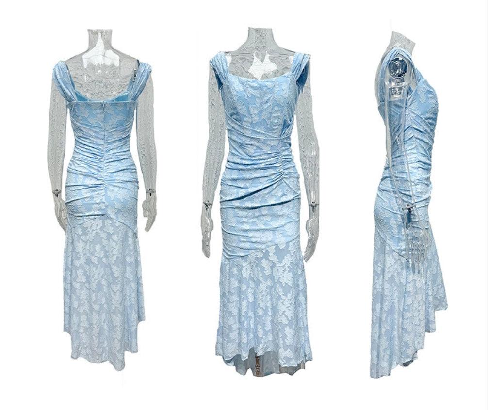 Allure™ | Vestido maxi rosé elegante