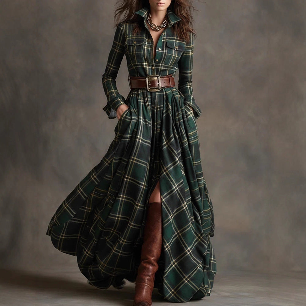 Harper™ | Vestido heritage con cinturón