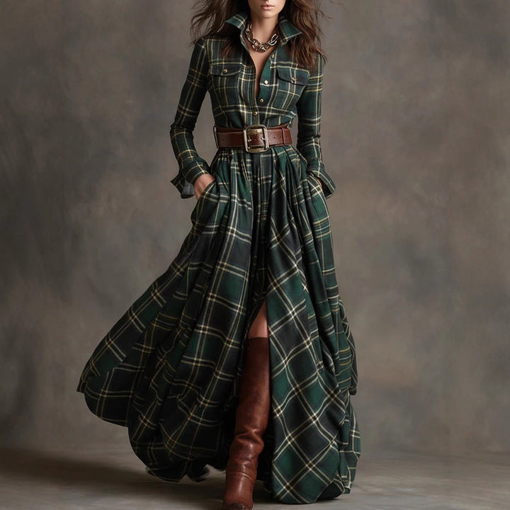 Harper™ | Vestido heritage con cinturón