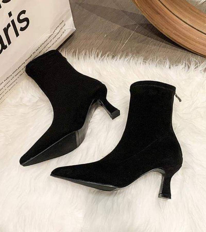 Fulvia™ | Botines minimalistas de piel con tacón medio