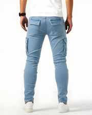 Marino™ | Pantalones cargo elásticos casuales
