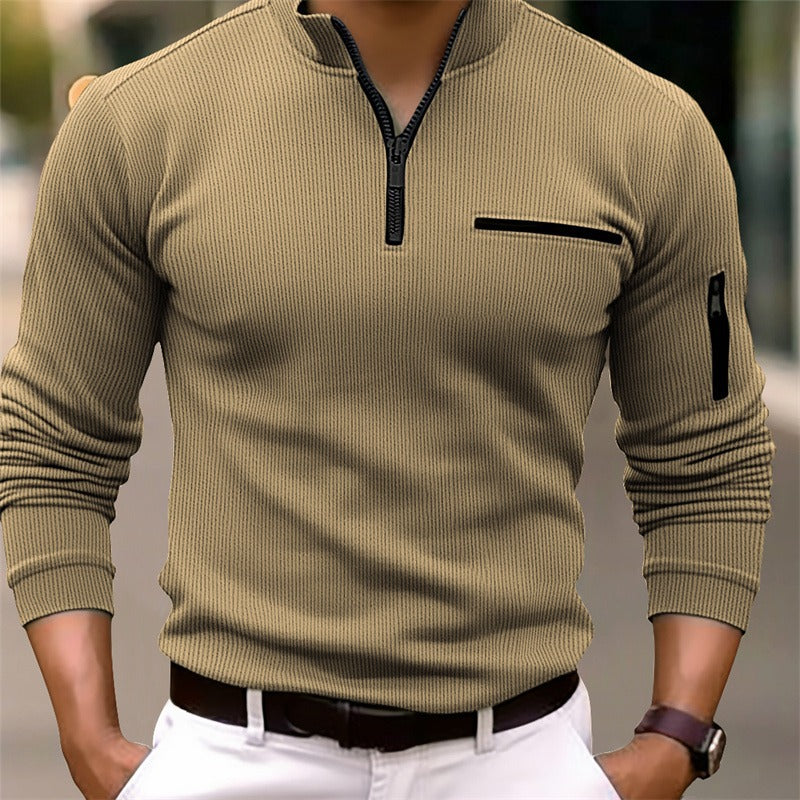 Gonzalo™ | Sudadera de media cremallera casual