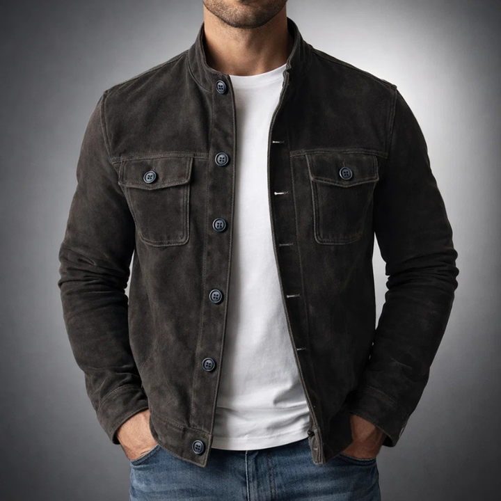 Alberto™ | Chaqueta de ante elegante para hombre