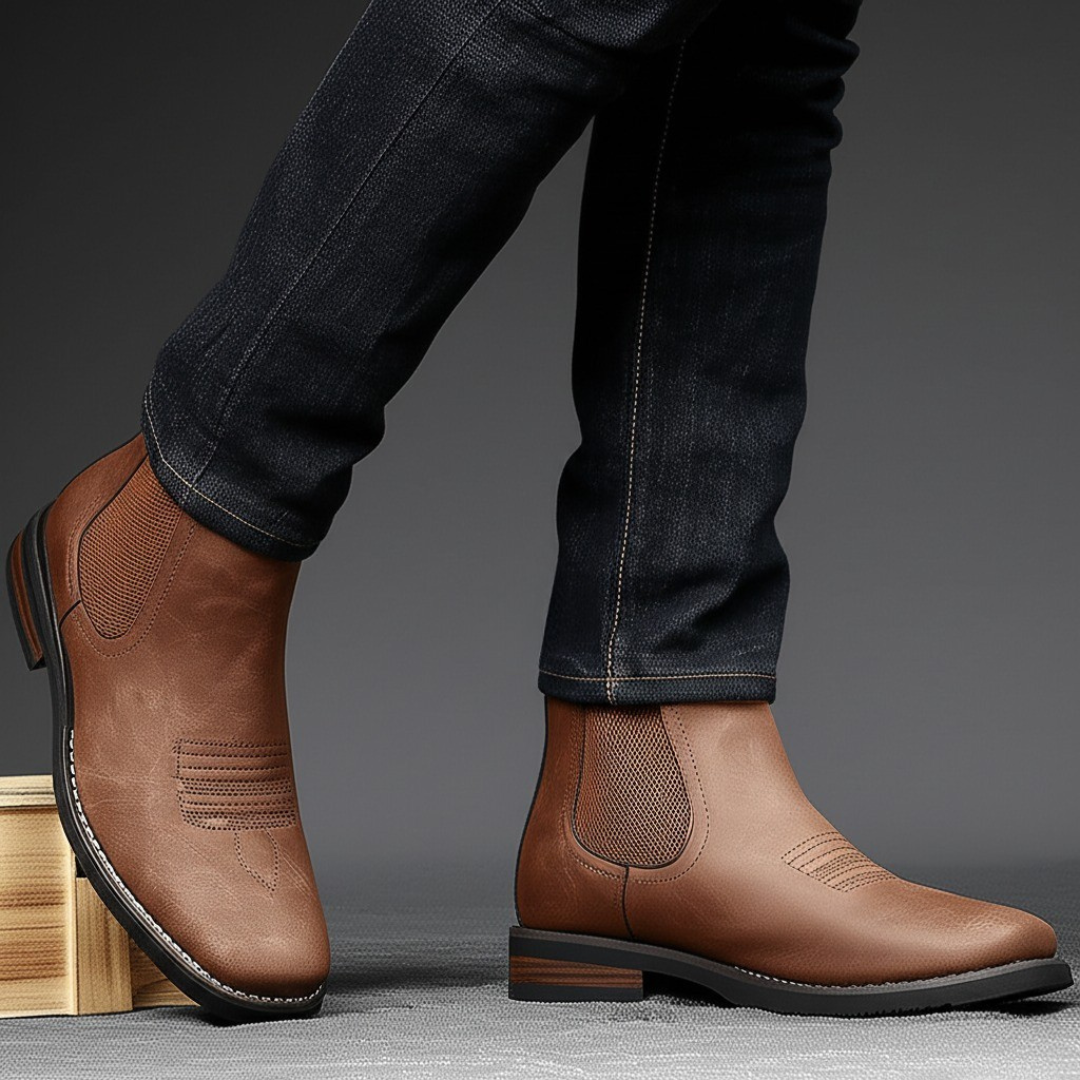 Mario™ | Botas de cuero clásicas para hombre