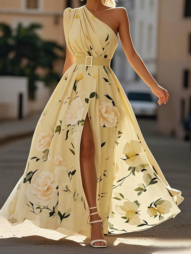 Blossom™ | Vestido maxi mint floral