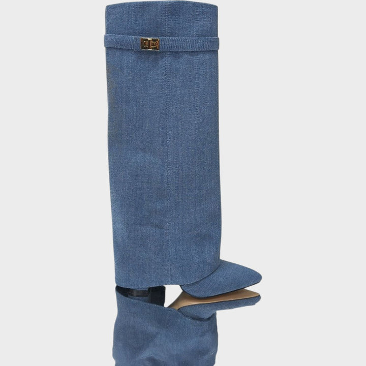 Lunara™ | Botas de ante con caña alta