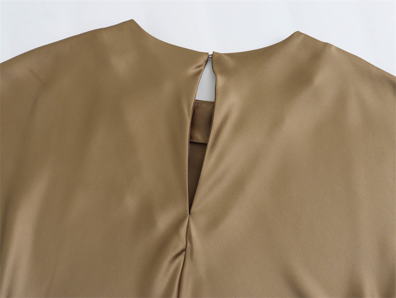 Aura™ | Vestido midi de satén elegante