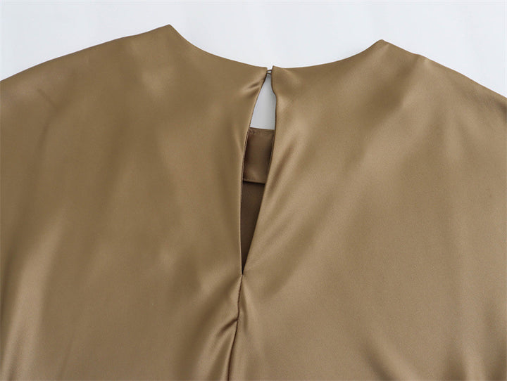 Aura™ | Vestido midi de satén elegante