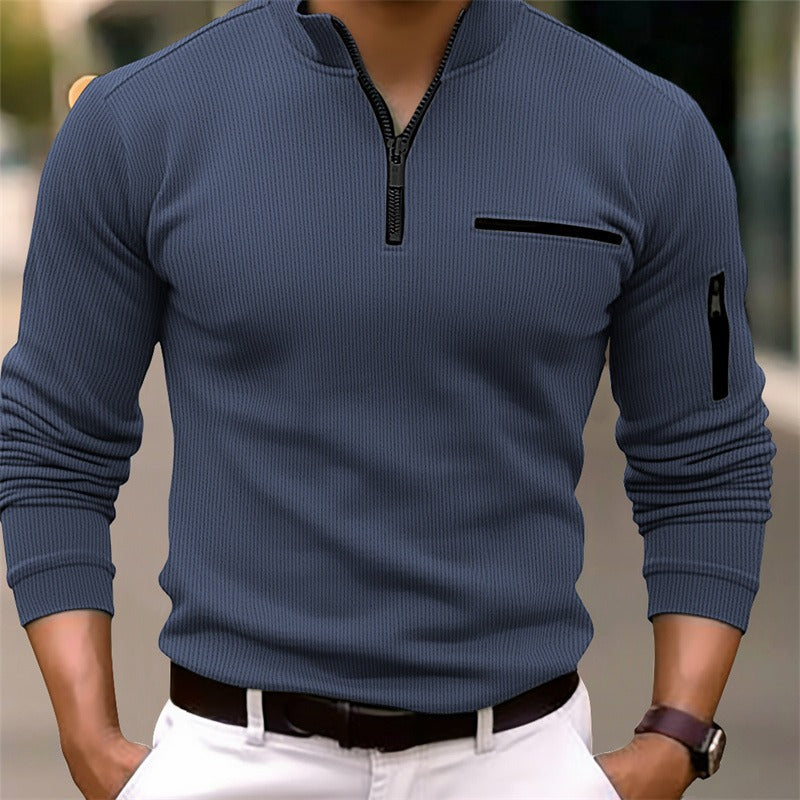 Gonzalo™ | Sudadera de media cremallera casual