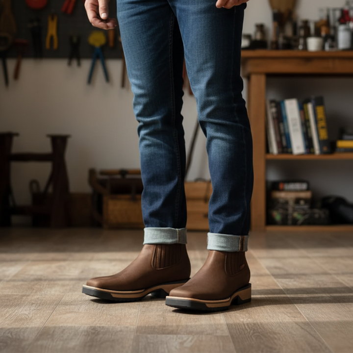 Dallas™ | Botas vaqueras de cuero para hombre