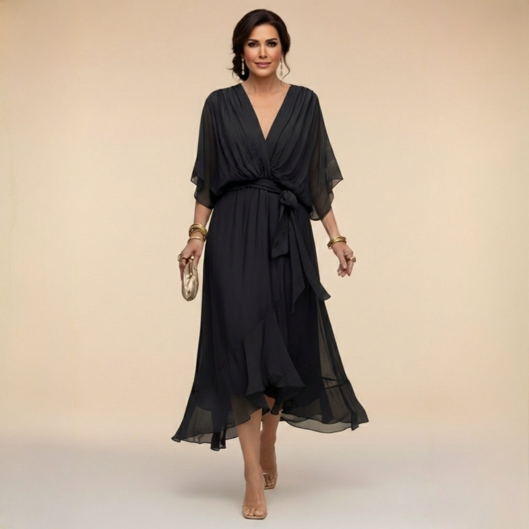 Monica™ |  Vestido de Chiffon