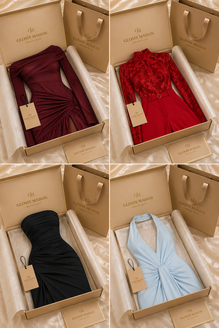 Selene™ | Vestido premium asimétrico con drapeado