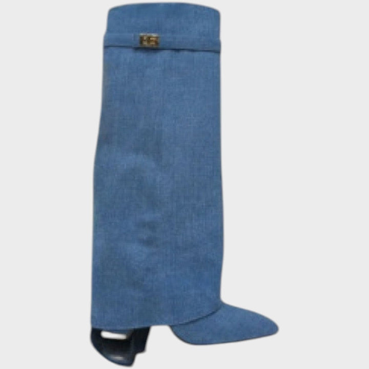 Lunara™ | Botas de ante con caña alta
