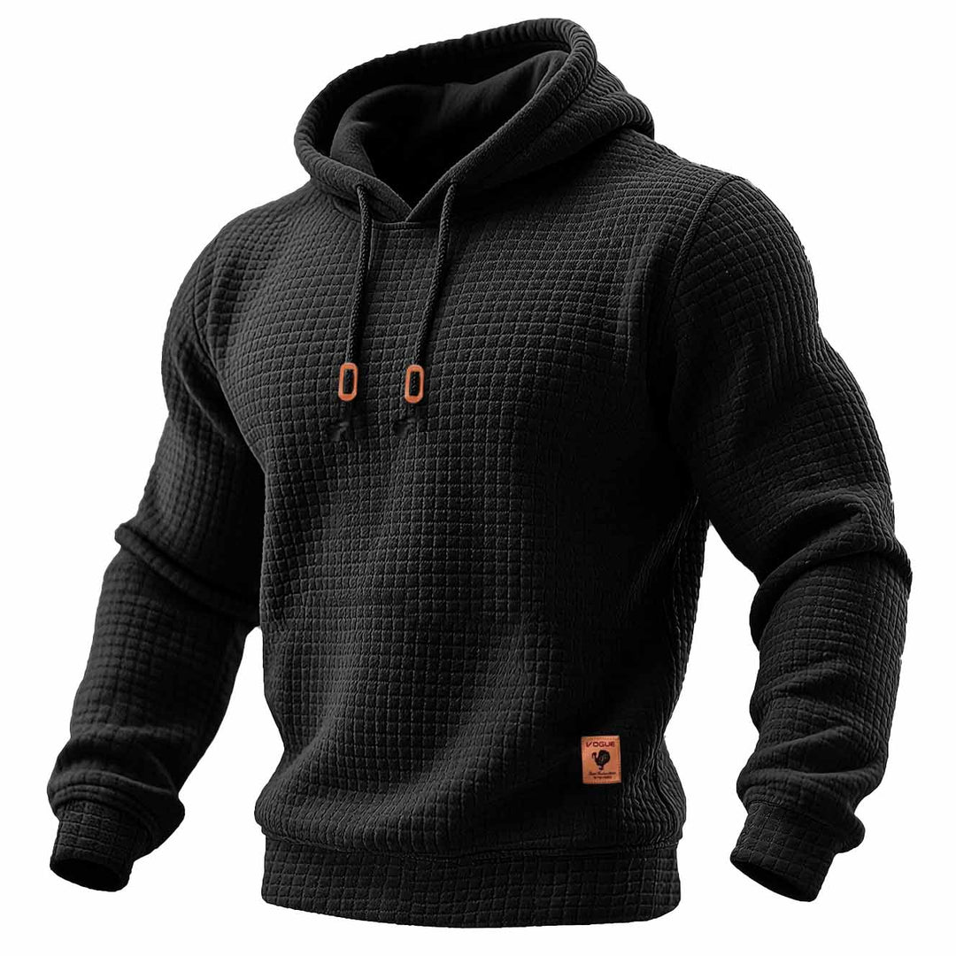 Waffle™ | Sudadera acolchada con capucha de manga larga para exterior