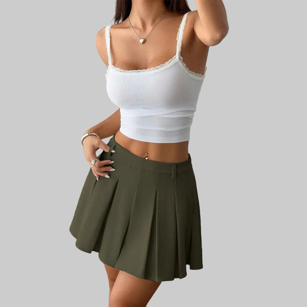 Clara™ | Falda plisada elegante