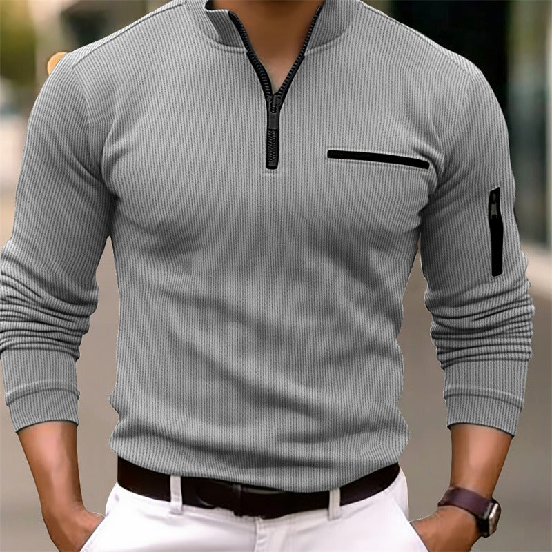 Gonzalo™ | Sudadera de media cremallera casual